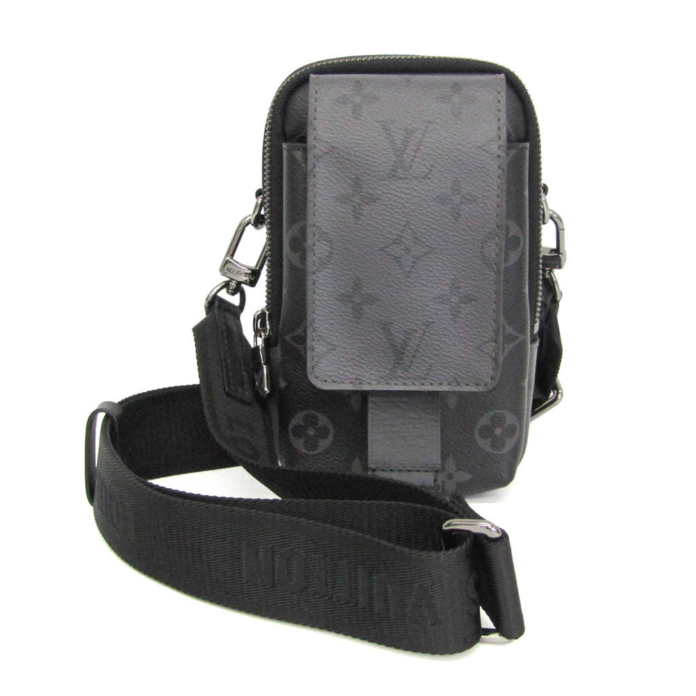 Louis Vuitton Monogram Eclipse Reverse Double Phone Pouch M81321 Men's Pouch,...